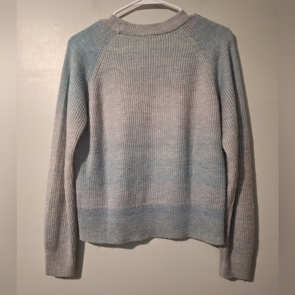 Rails Venus Blue Rainbow Sweater S Crewneck Ombre Soft Light - Picture 3 of 9